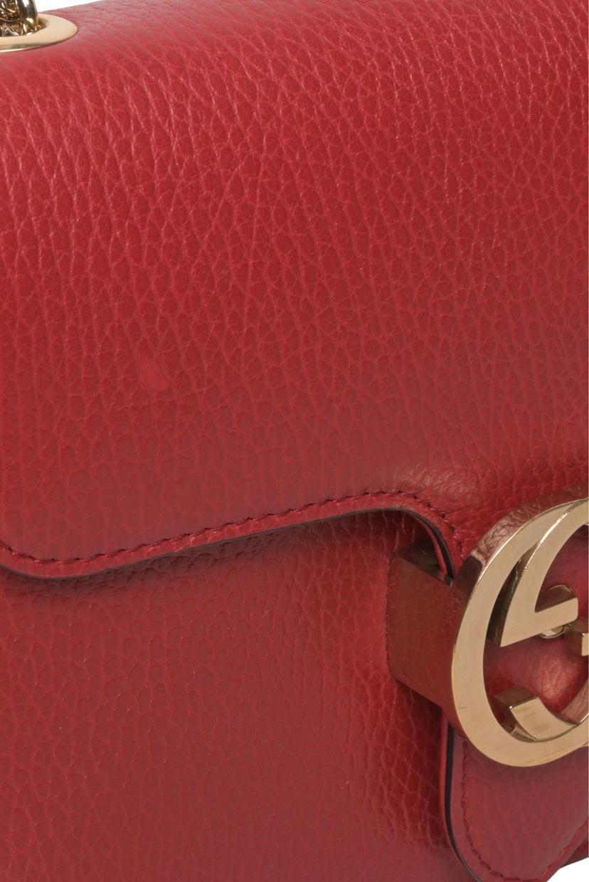 Gucci Small Dollar Calfskin Interlocking G Crossbody