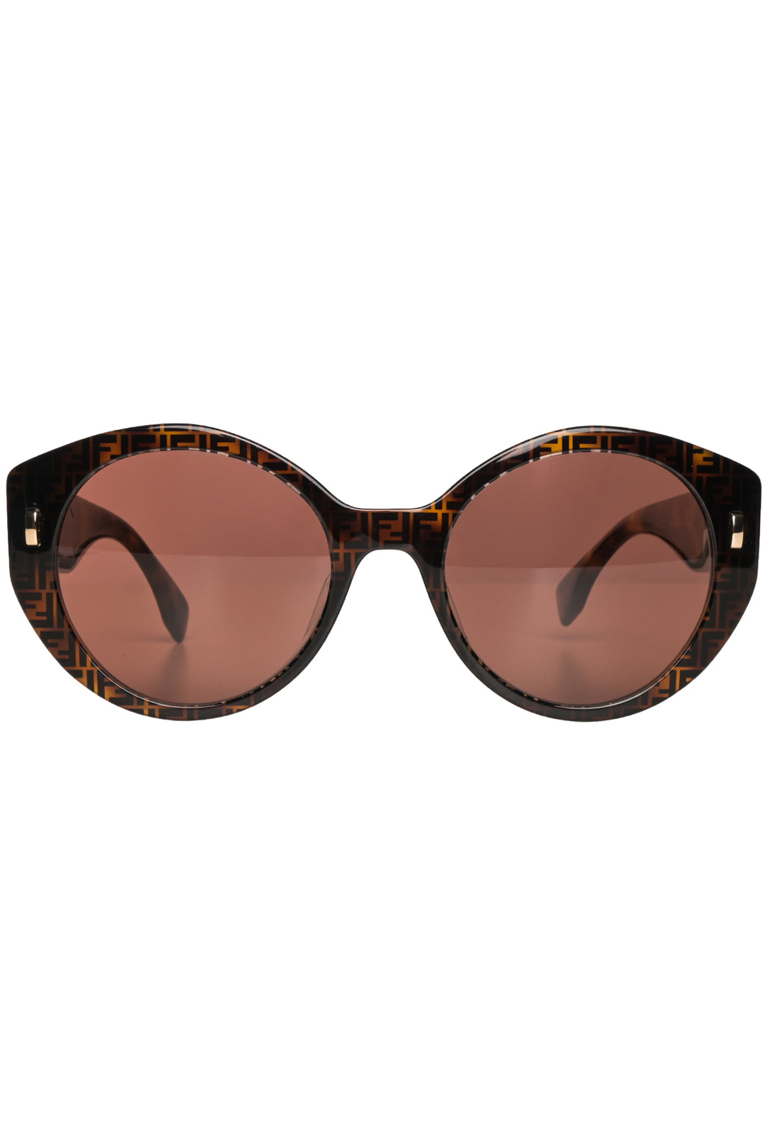 Fendi Monogram Round Sunglasses