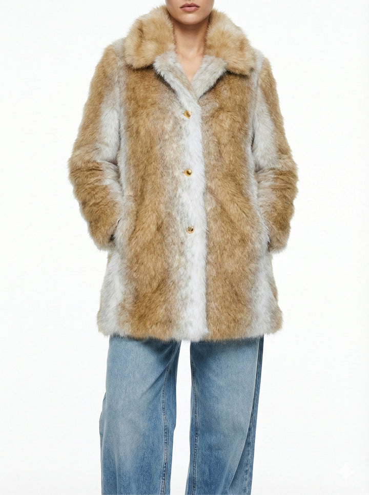 Prada Size 36 2024 Aspen Faux Fur Coat