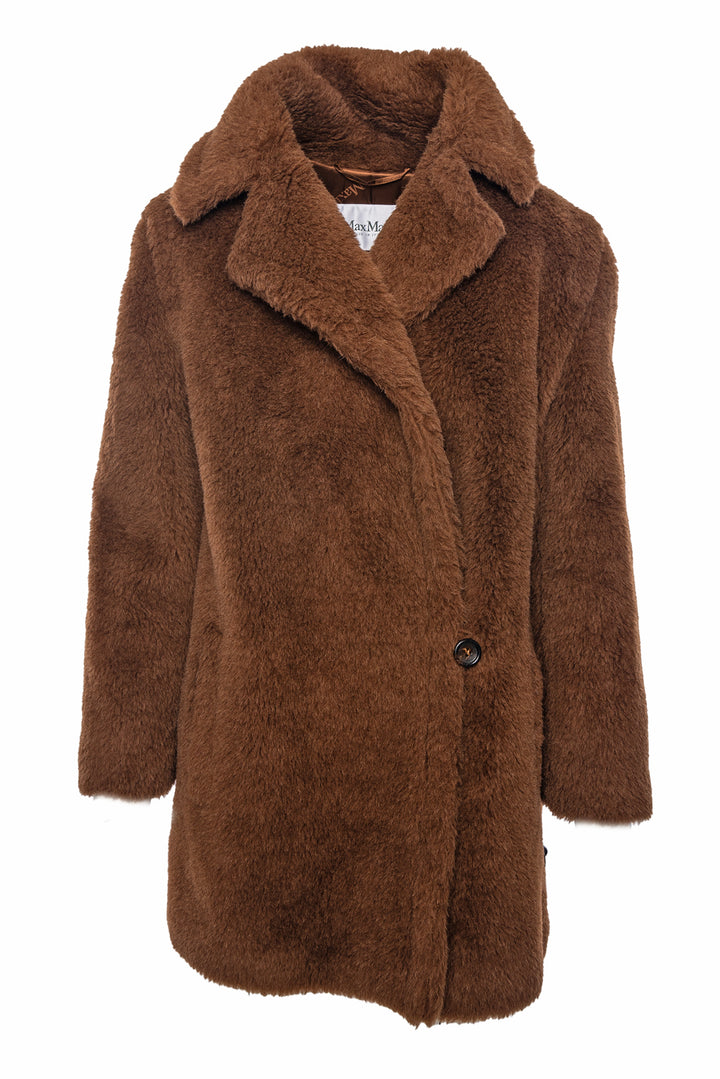 Max Mara Size 2 Short Teddy Bear Icon Coat