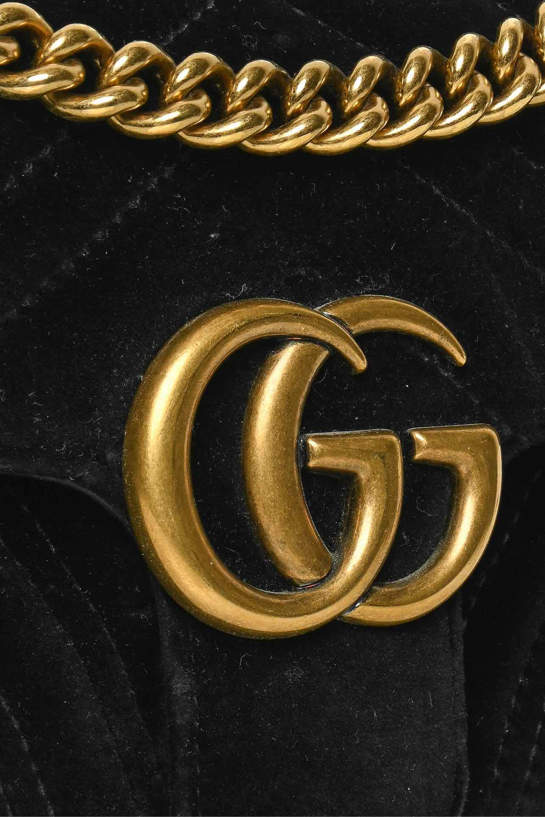 Gucci Marmont Small Velvet Shoulder Bag