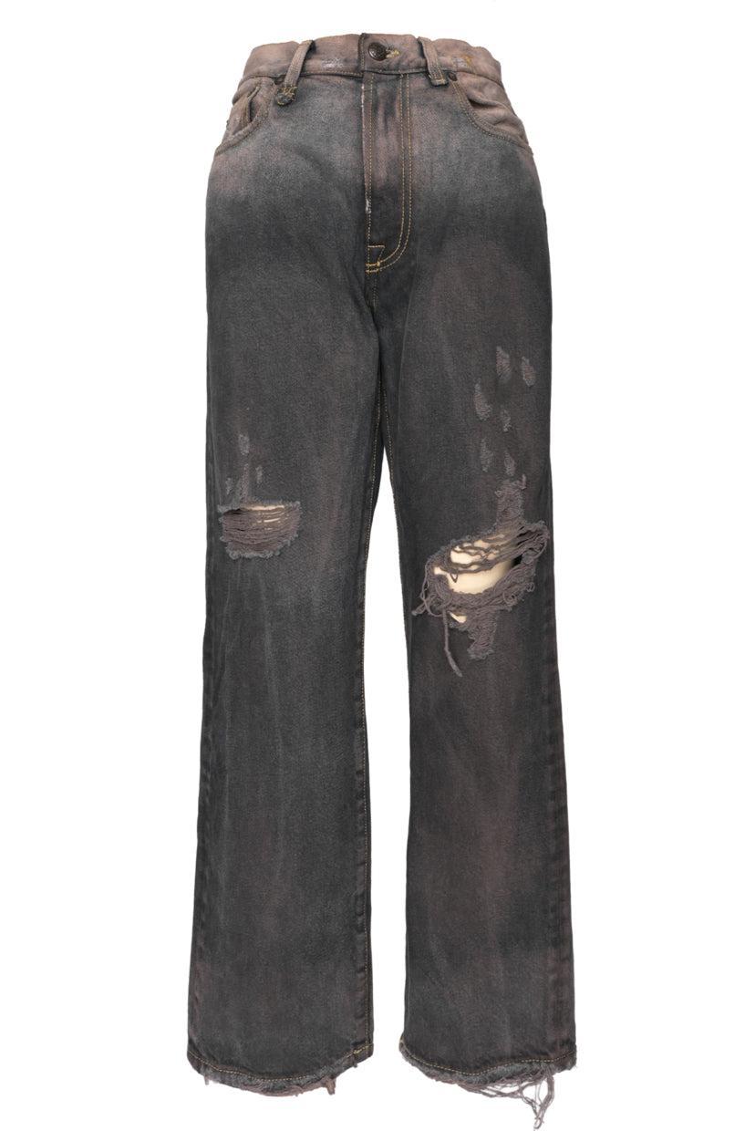 R13 Size 27 Distressed Boyfriend Jeans