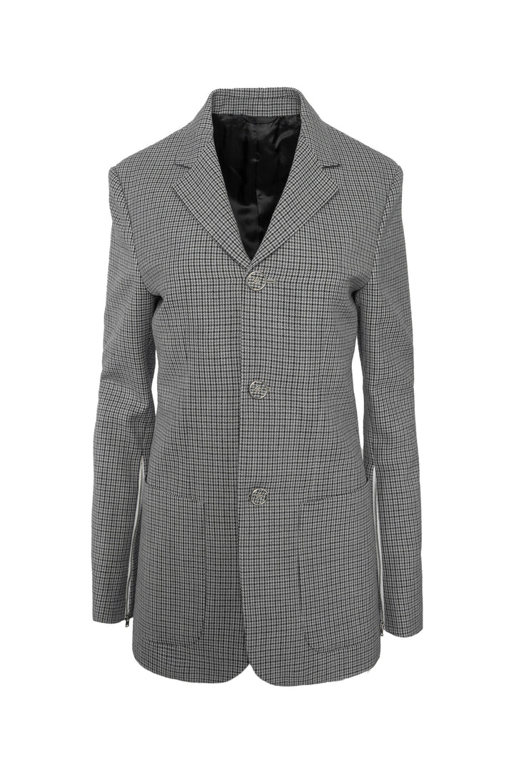 Raf Simons Size S Wool Zipper Detail Blazer