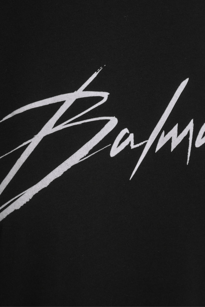 Balmain Size 4 Signature Logo T-Shirt
