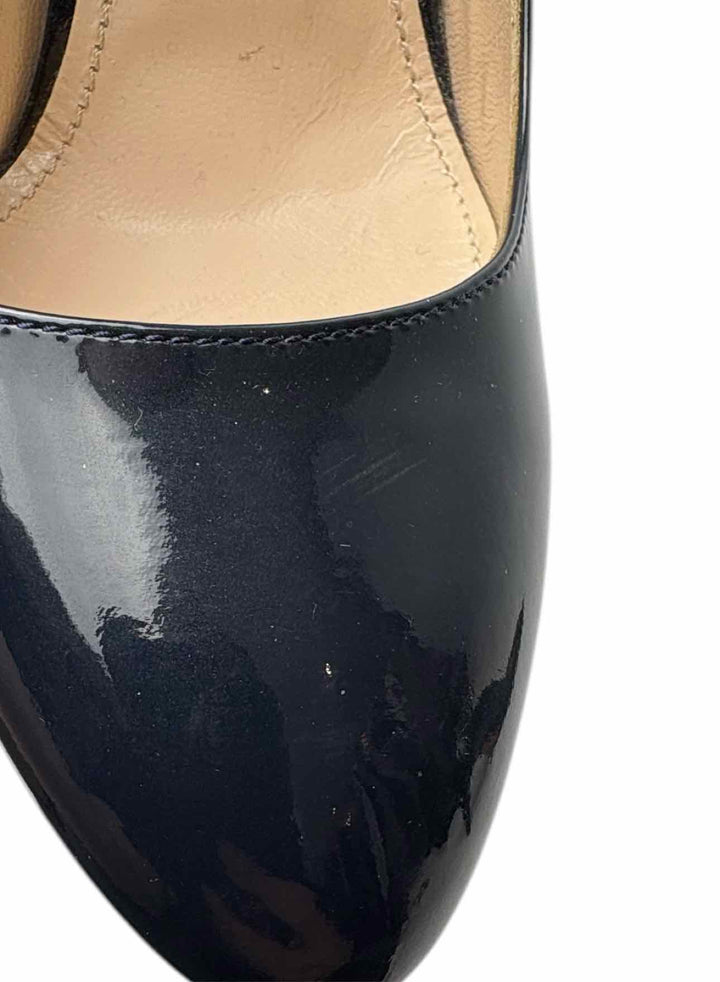 Prada Size 38.5 Patent Leather Pumps