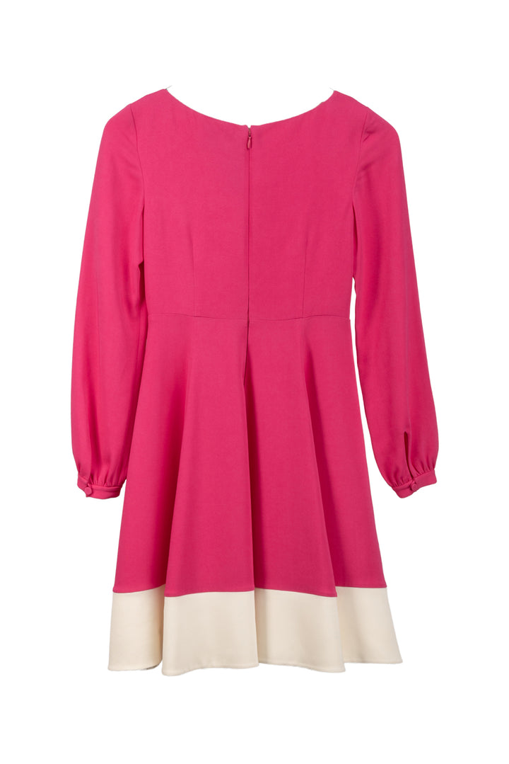 Prada Size 36 2012 High Neck Long Sleeve Mini Dress