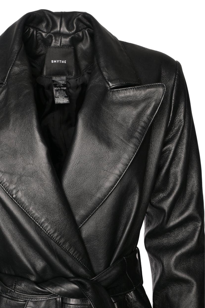 Smythe Size XS/S Leather Trench Coat