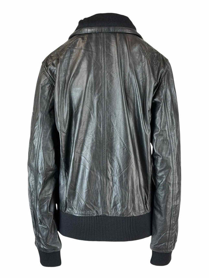 Y3 x Adidas x Yoshi Yamamoto Size L Men's Leather Bomber Jacket