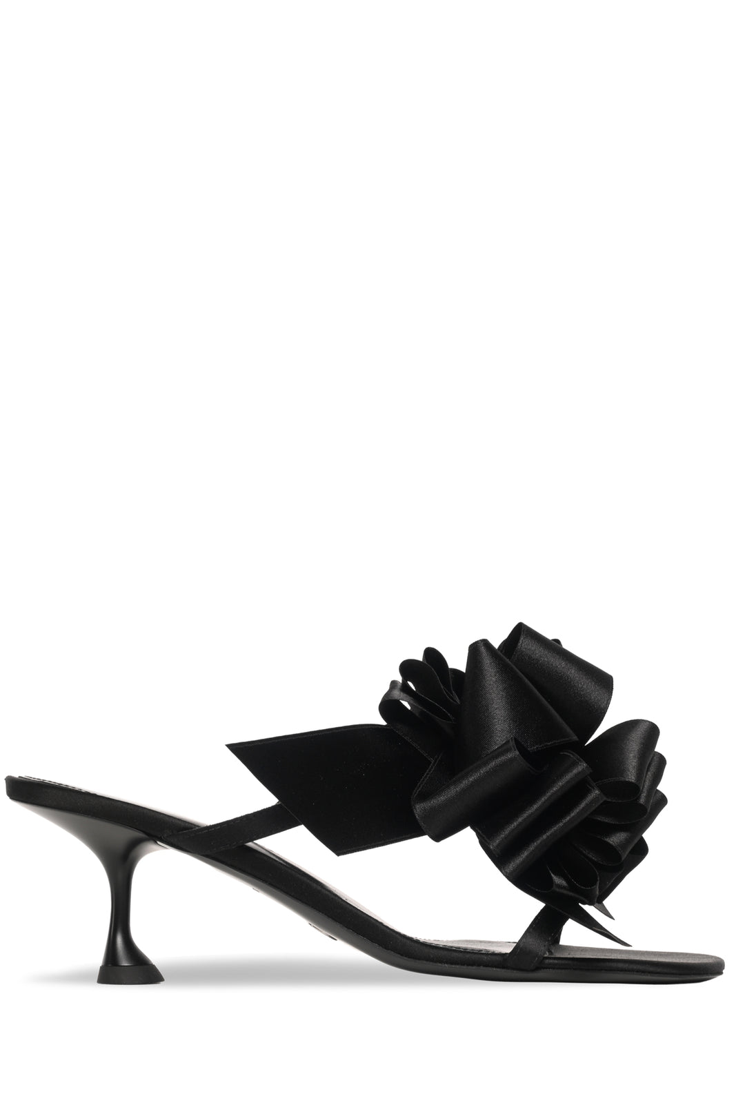 Proenza Schouler Size 38 Tee Souvenir Bow-Detailed Satin Sandals