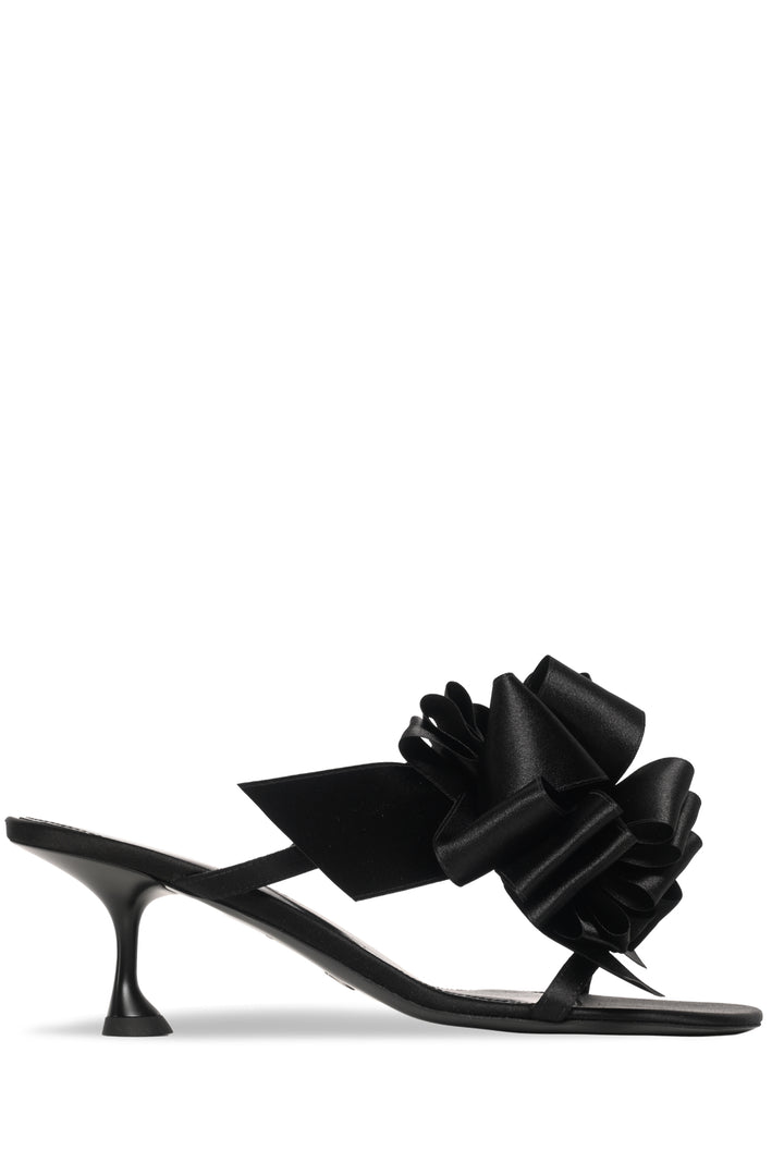 Proenza Schouler Size 38 Tee Souvenir Bow-Detailed Satin Sandals