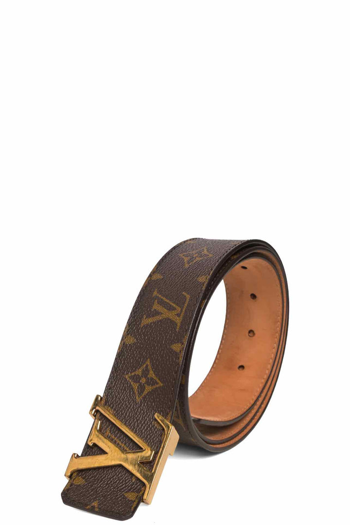 Louis Vuitton Size 38 Monogram Coated Canvas Initiales 40mm Belt