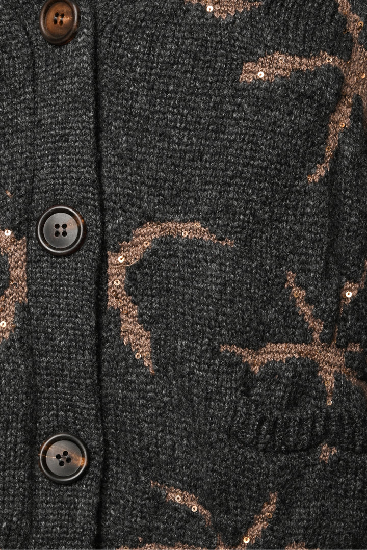 Brunello Cucinelli Size XS Sequin Embellished Knit Cardigan