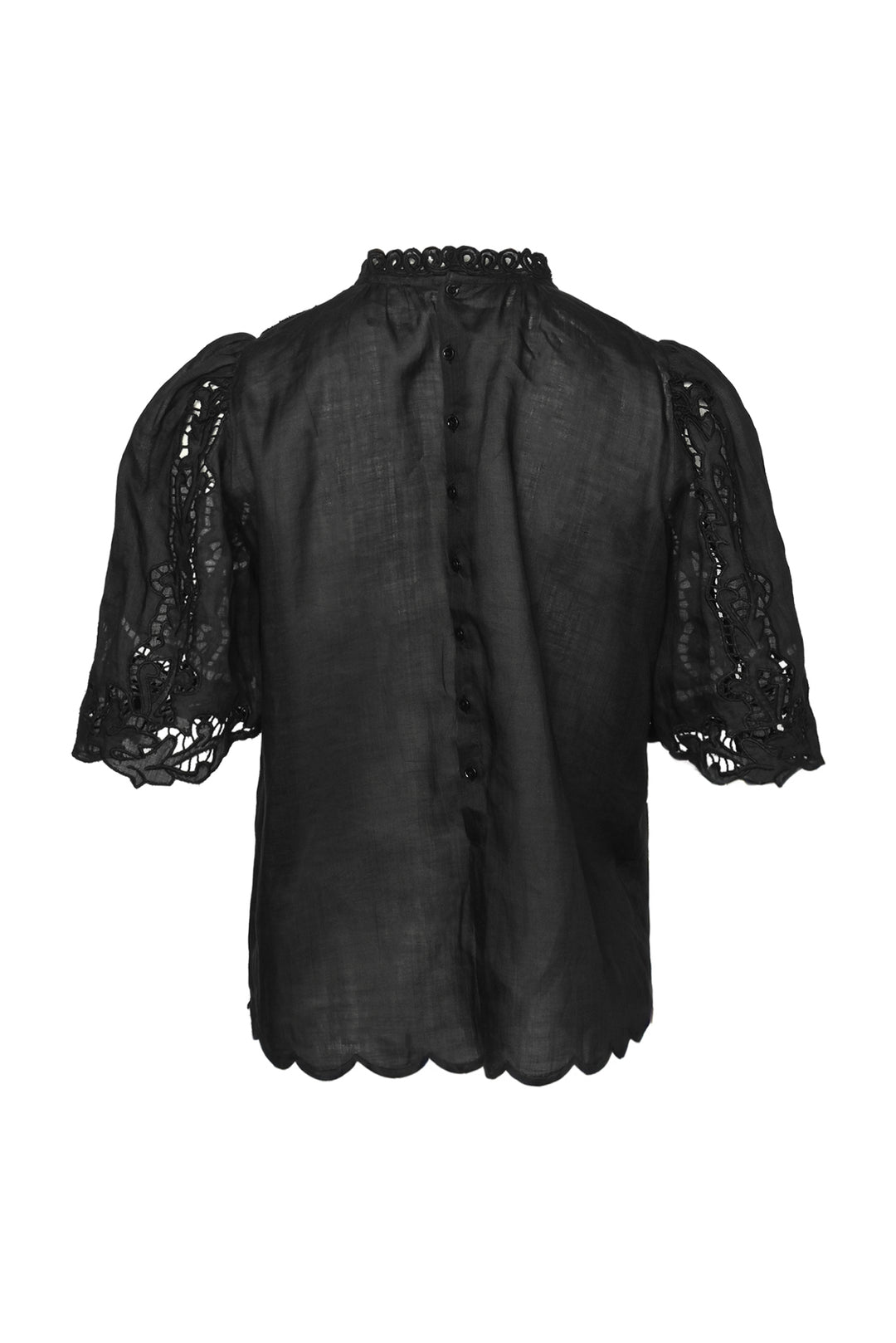 Isabel Marant Size 36 Eyelet Short Sleeve Tops