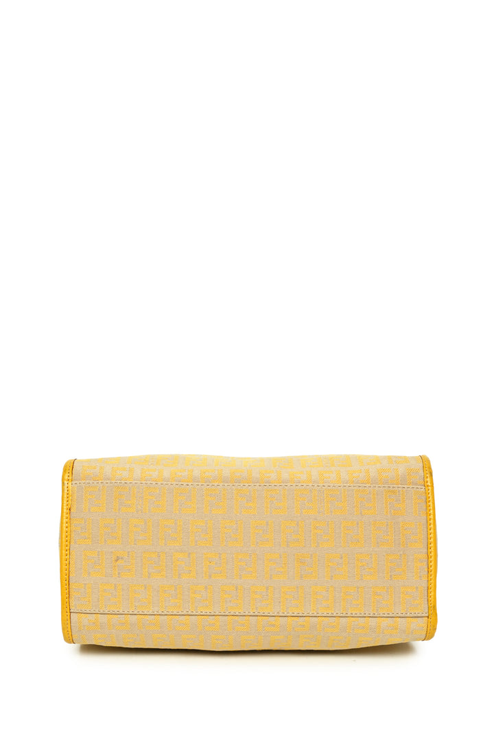 Fendi Vintage Zucca Canvas Roll Bag