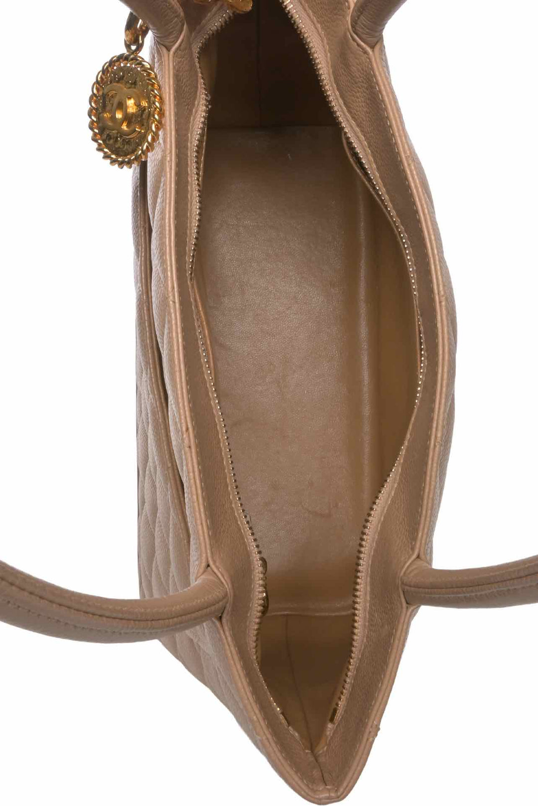 Chanel 2002-2003 Caviar Medallion Tote