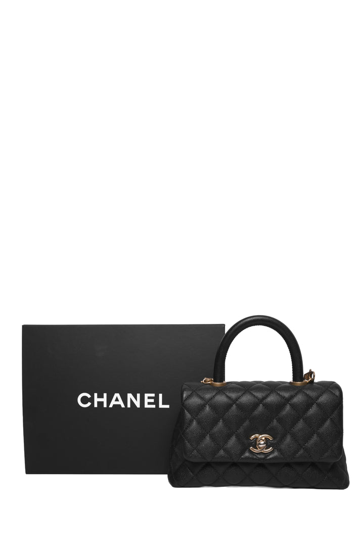 Chanel 2019 Mini Coco Top Handle Flap
