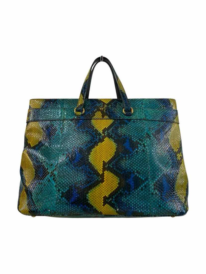 Gucci Bright Bit Python Tote Bag