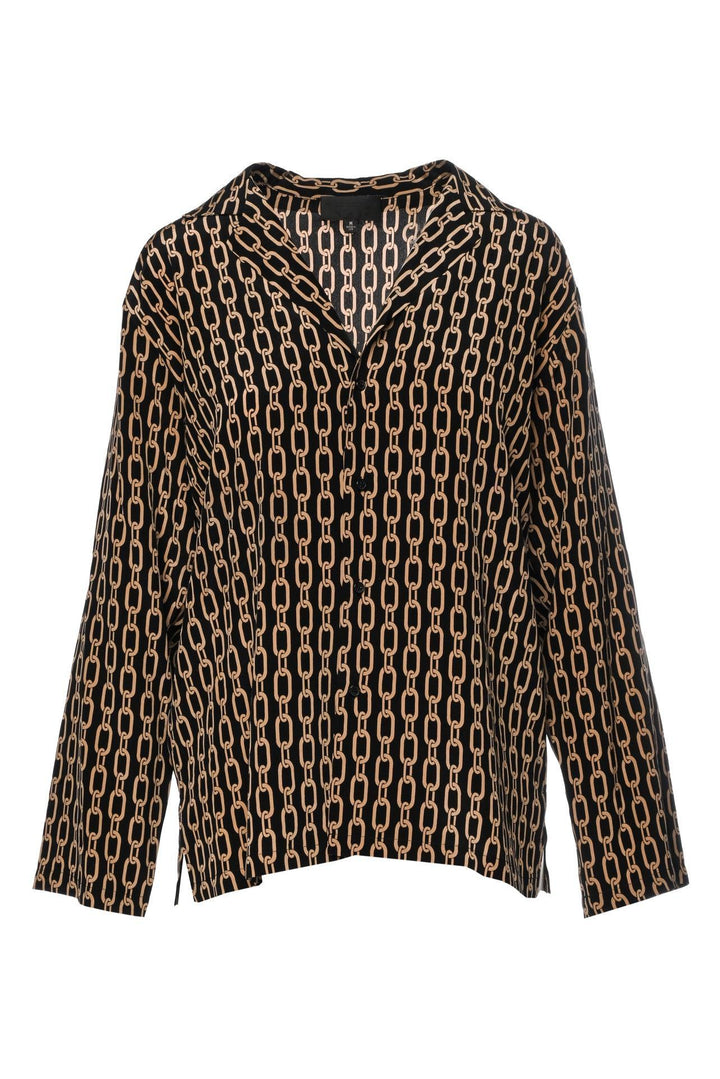 Nili Lotan Size M Chain Print Blouse