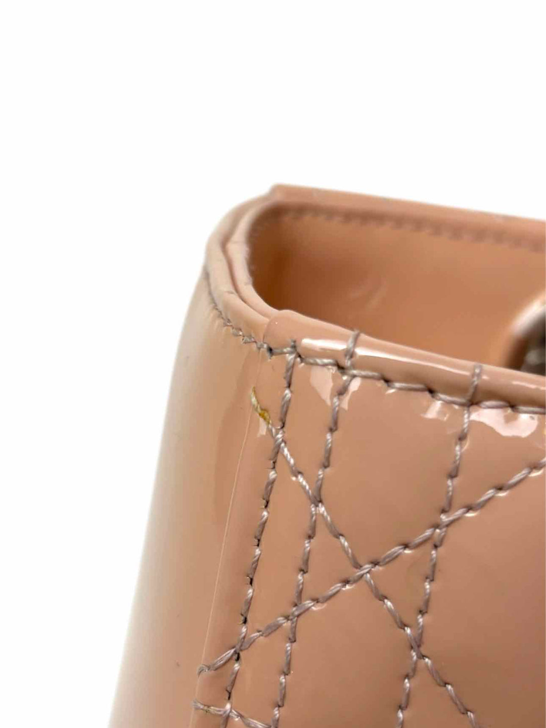 Dior Lady Dior Medium Patent Cannage Purse