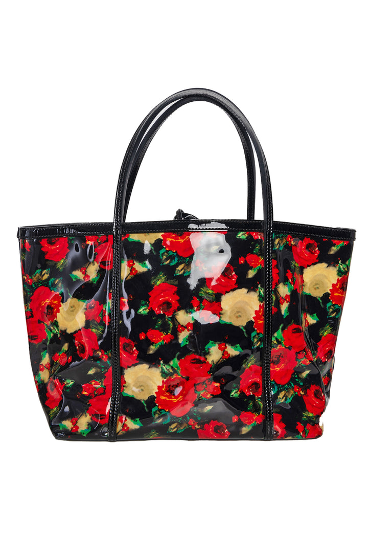 Dolce & Gabbana Floral Vinyl Miss Escape Tote