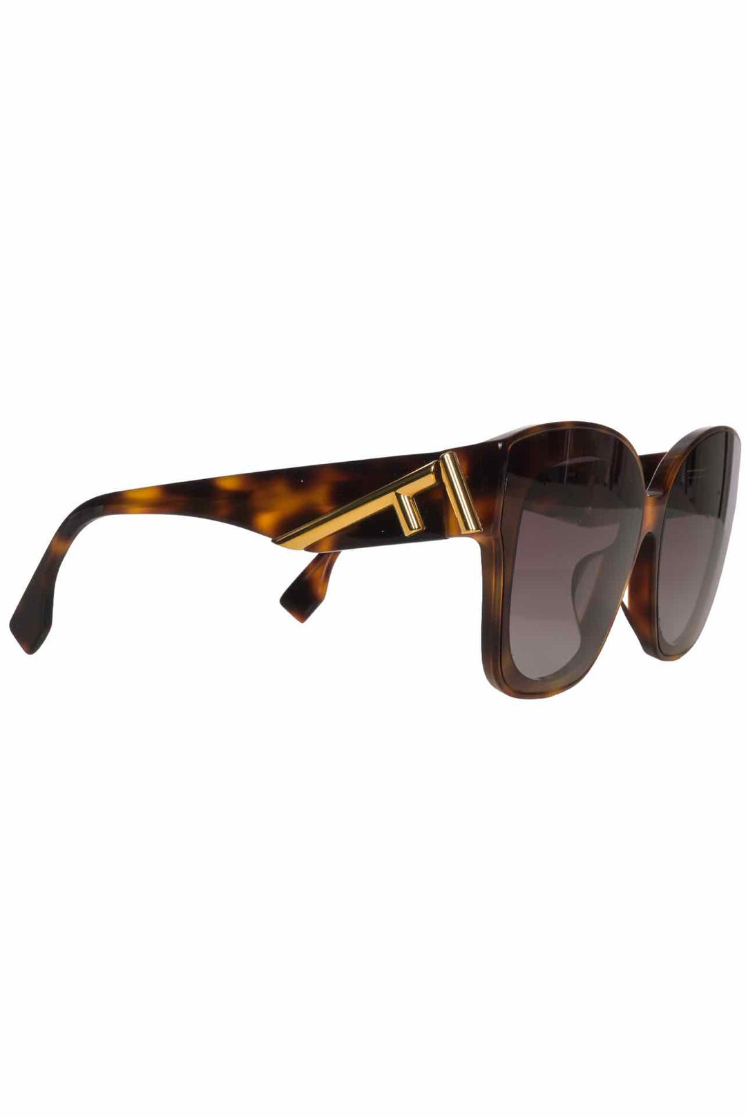 Fendi First Square Tortoise Sunglasses