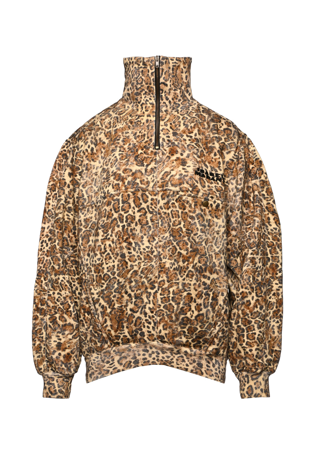 Isabel Marant Size 34 Wilda Leopard-Print Sweatshirt