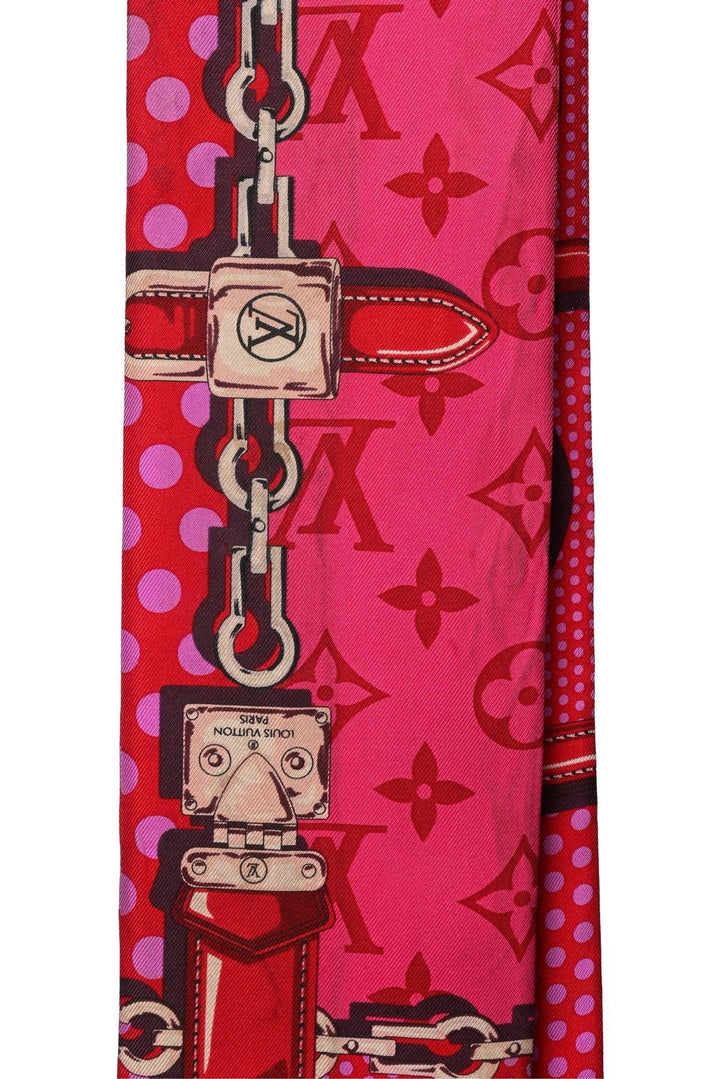 Louis Vuitton 2018 Monogram Pop Confidential Silk Bandeau Scarf