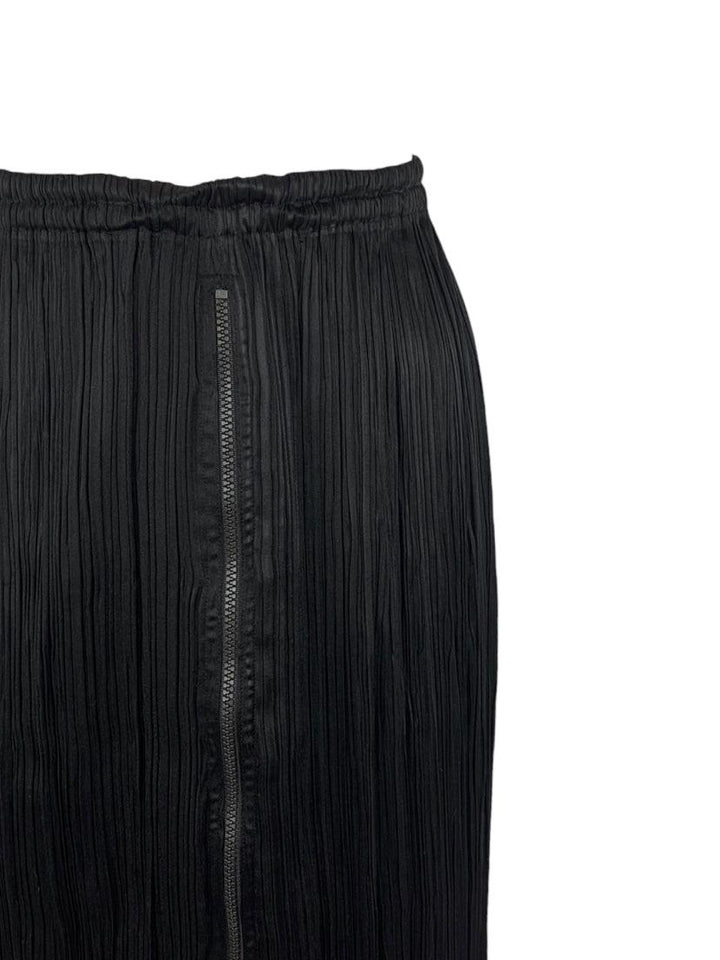 Issey Miyake Size S Front Zipper Pleated Skirt