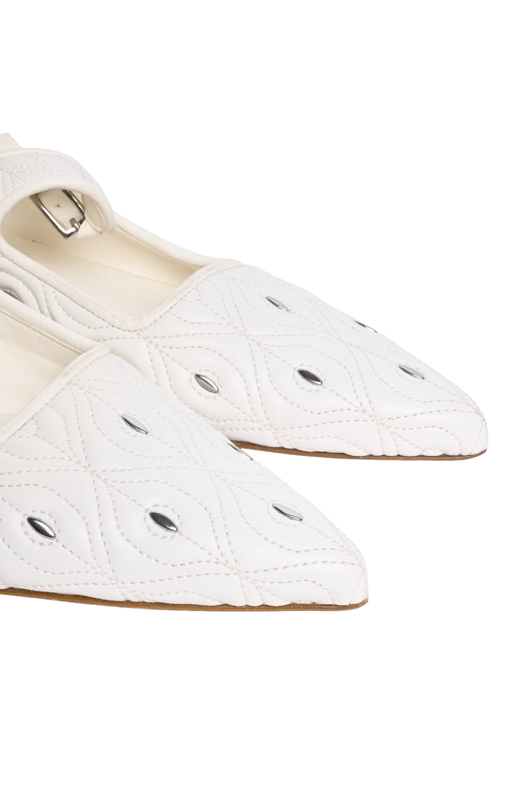 Tibi Size 37.5 Rudolph Studded Flats