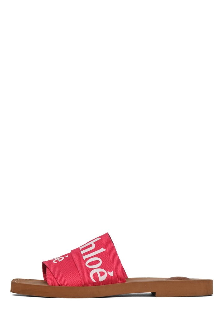 Chloe Size 37 Woody Flat Mule Sandals