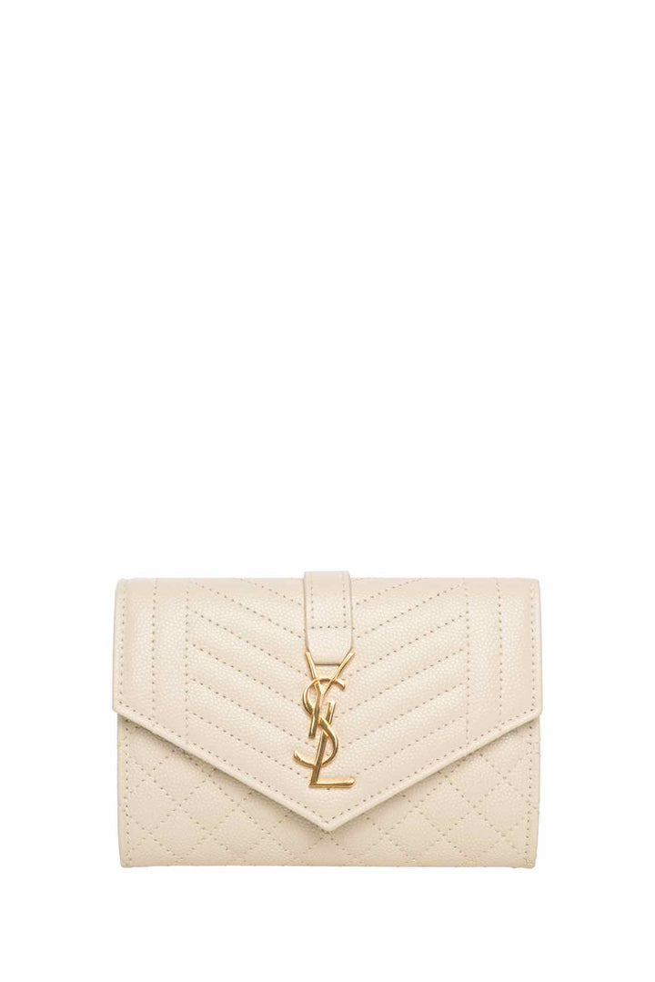 Saint Laurent 2020 Triquilt Envelope Flap Wallet