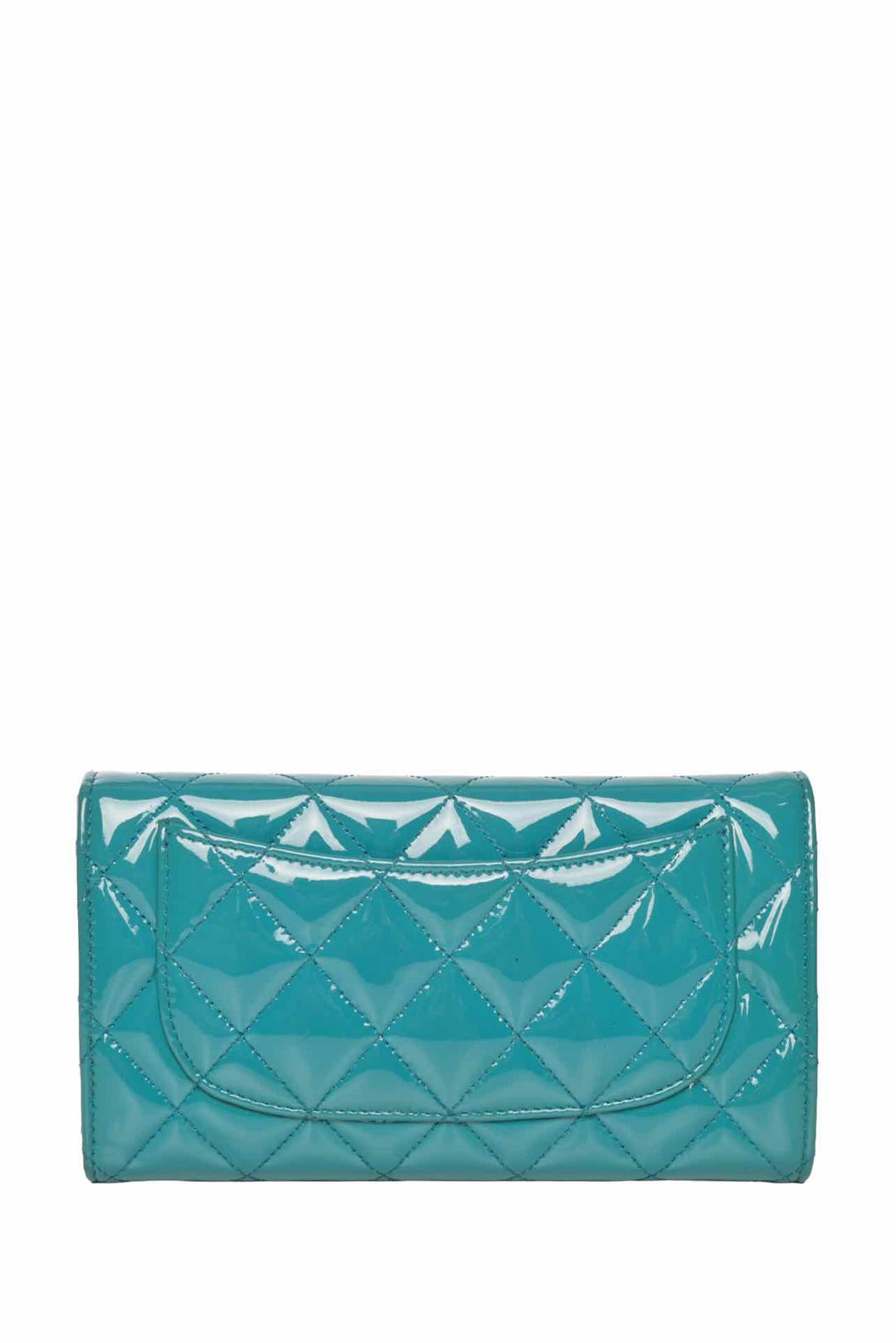 Chanel 2014-2015 Quilted Patent Flap Wallet