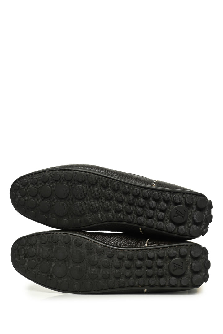 Louis Vuitton Size 39 Leather & Fur Trim Lace Up Boots