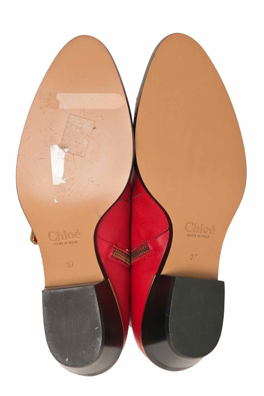 Chloe Size 37 Susanna Stud Buckle Ankle Boots