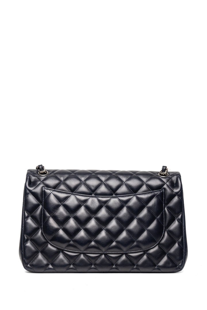 Chanel 2012 Quilted Jumbo Double Flap Shoulder Bag