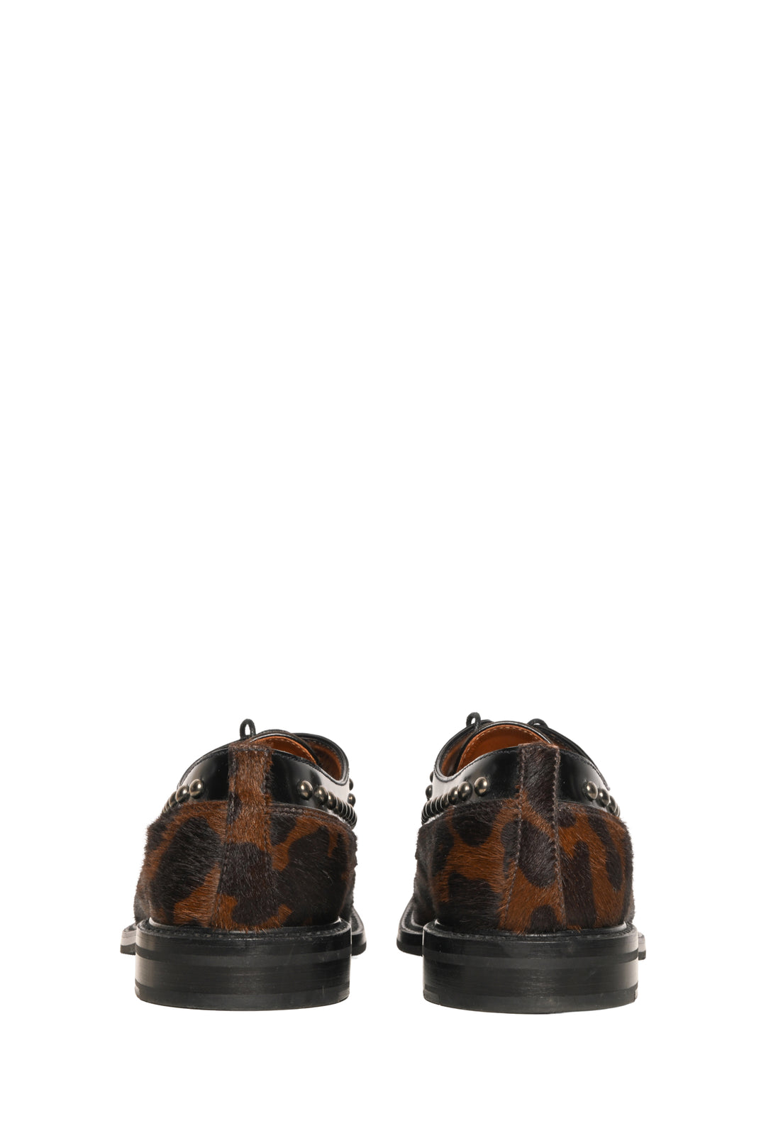 Church's Size 7 Leopard Studded Derby Loafers