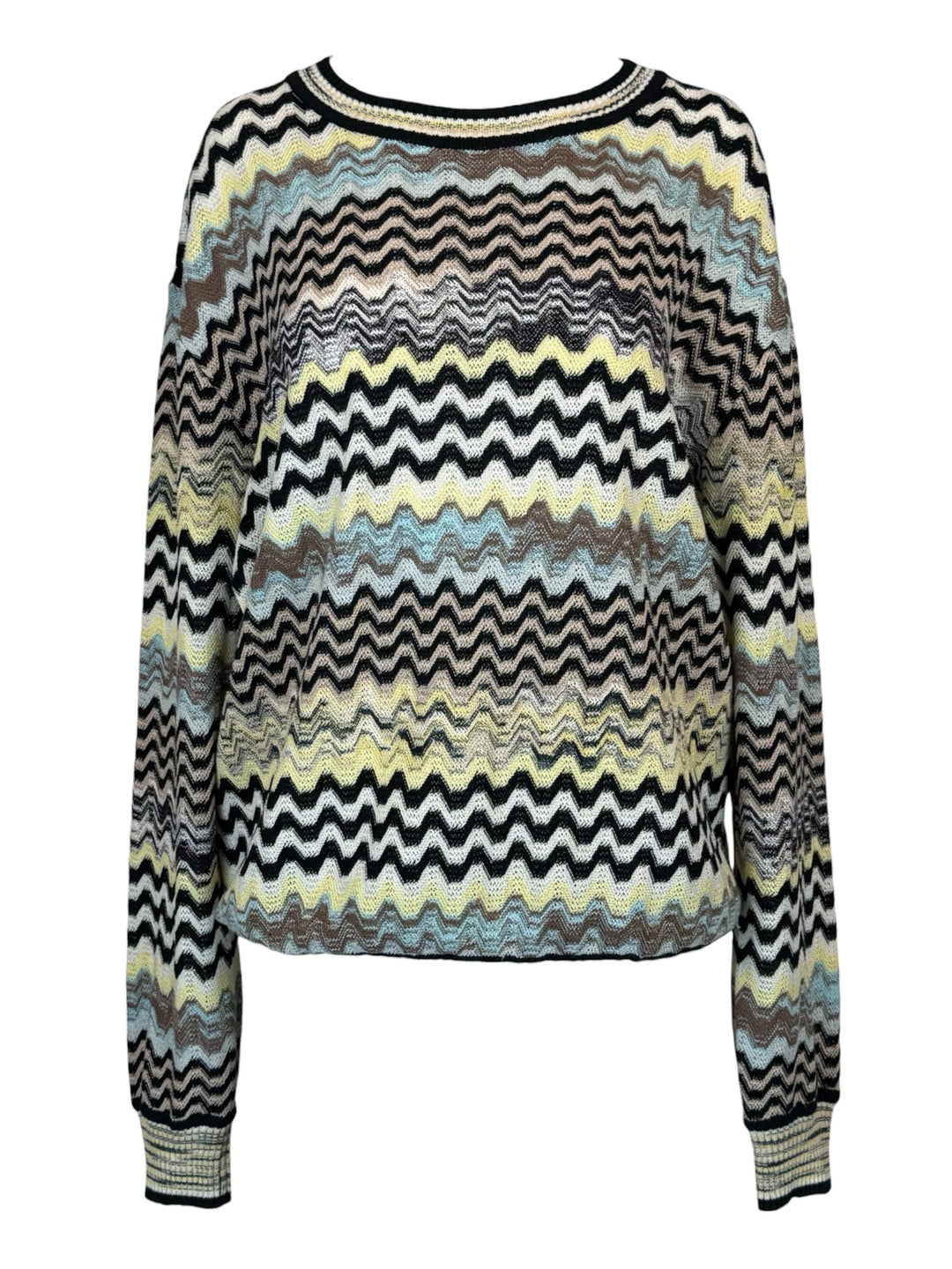 Missoni Size 54 Men's Zig Zag Sweater