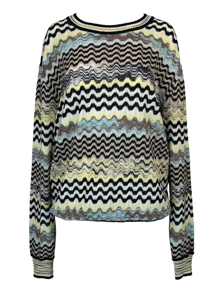 Missoni Size 54 Men's Zig Zag Sweater