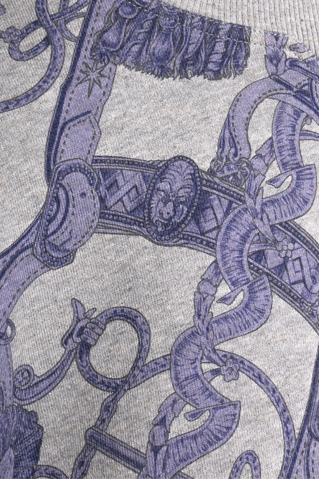 Hermes Size 36 Bride de Cour Print Cotton-Blend Sweatshirt