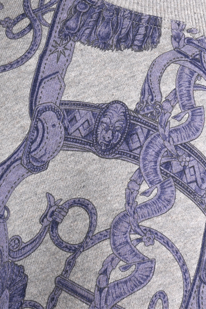 Hermes Size 36 Bride de Cour Print Cotton-Blend Sweatshirt