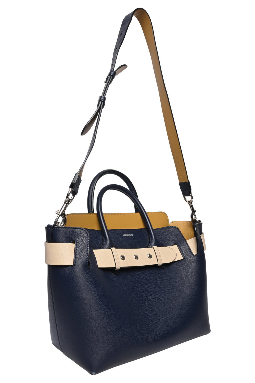 Burberry Marais Grained Calfskin Belt Bag Tote
