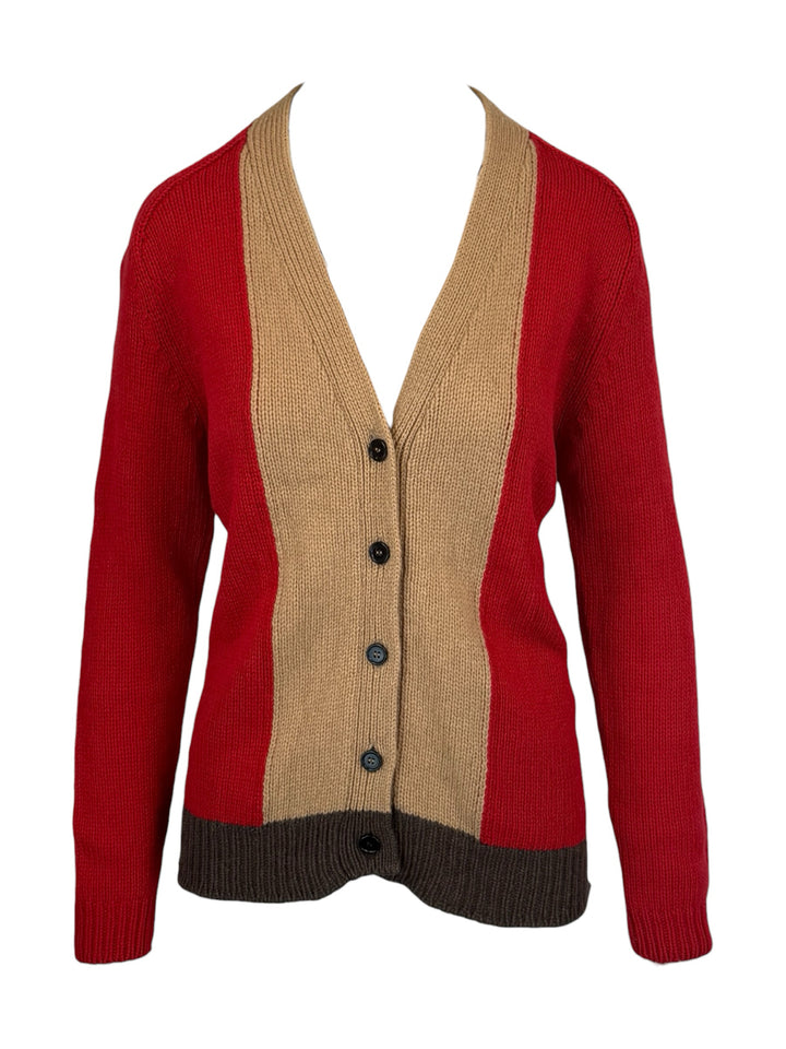 Marni Size 36 Color Block Cardigan
