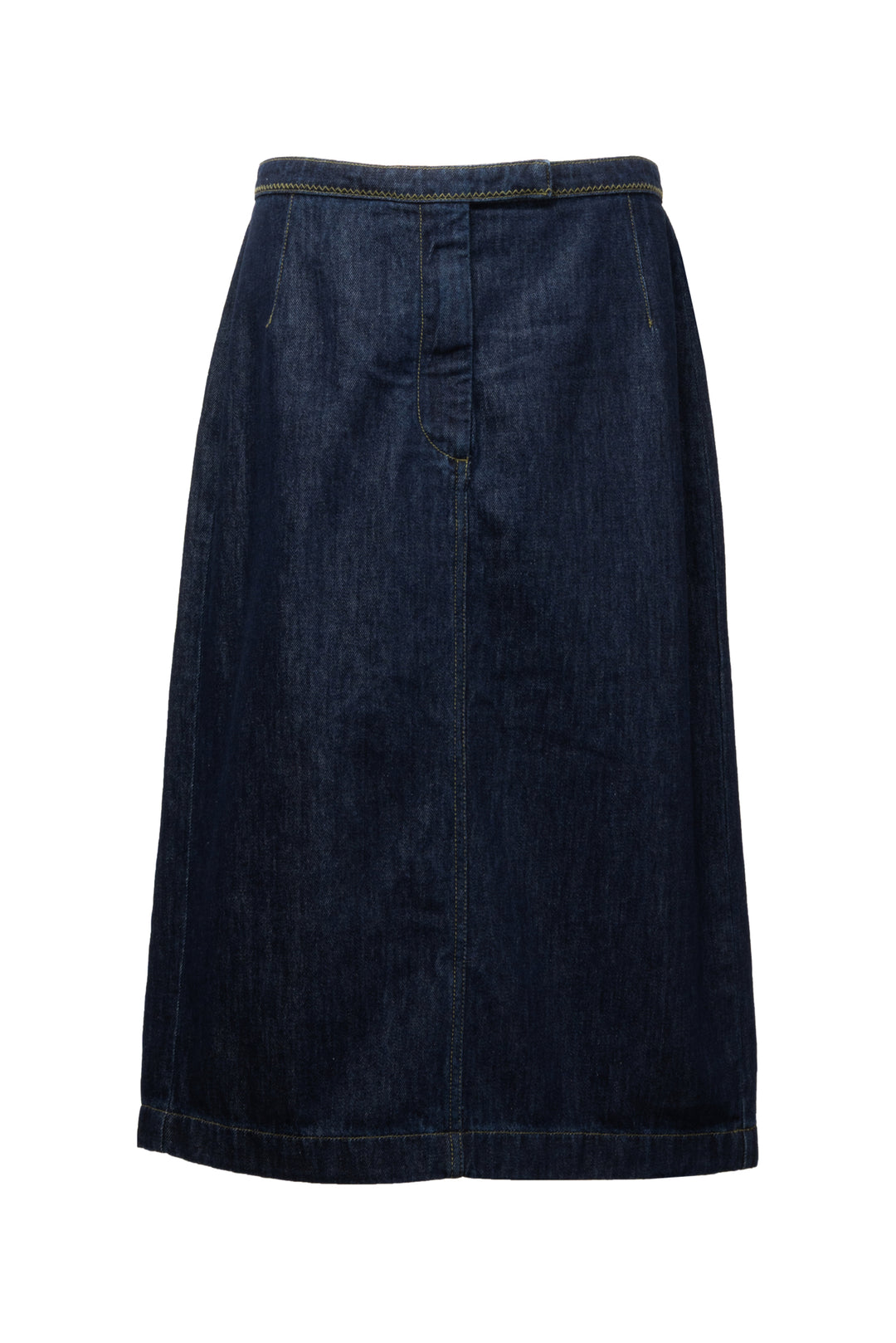 Dries Van Noten Size 40 Denim Midi Skirt
