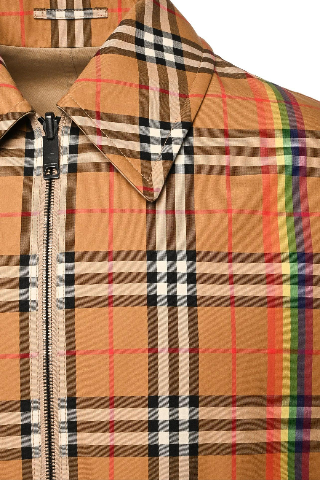 Burberry Size M Men's Rainbow Vintage Check Reversible Jacket