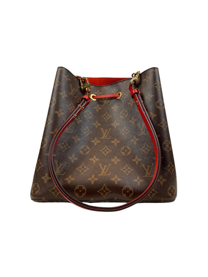 Louis Vuitton Coquelicot Red Monogram Canvas Neonoe MM Bag