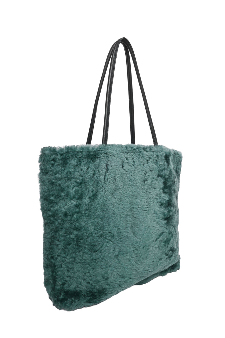 Primecut Shearling Leather Tote