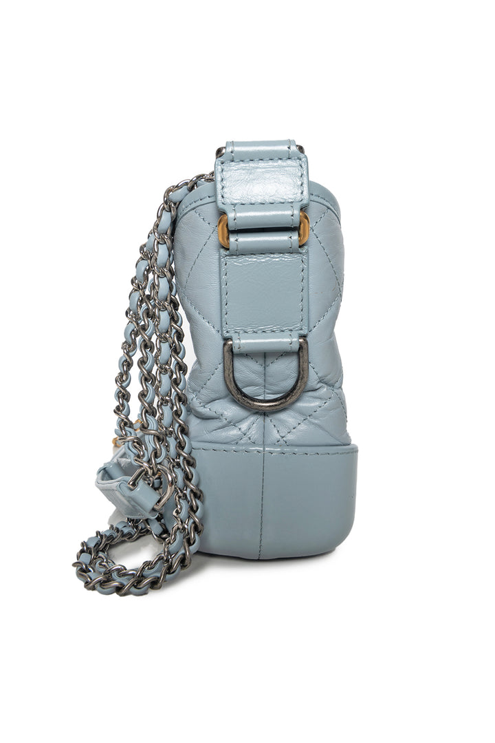 Chanel 2019 Aged Calfskin Small Gabrielle Hobo Bag