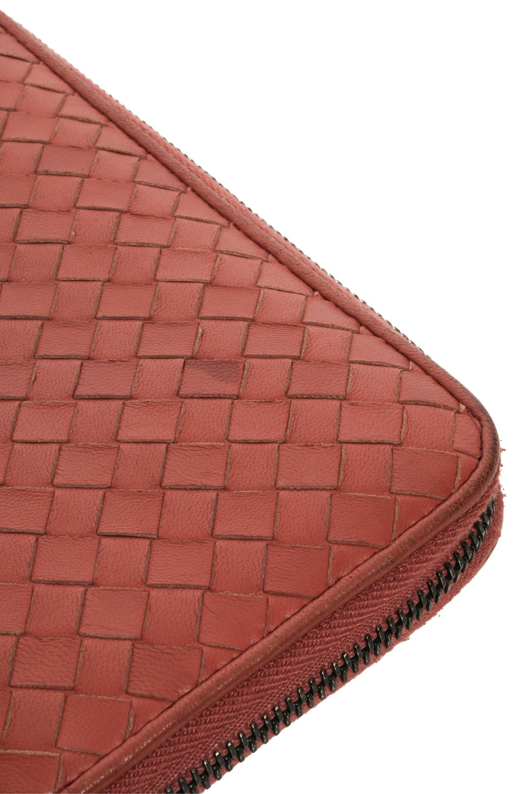 Bottega Veneta Continental Zip Intrecciato Wallet
