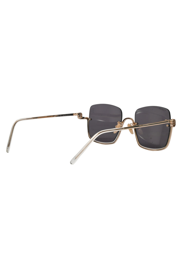 Gucci Square Frame Logo Sunglasses