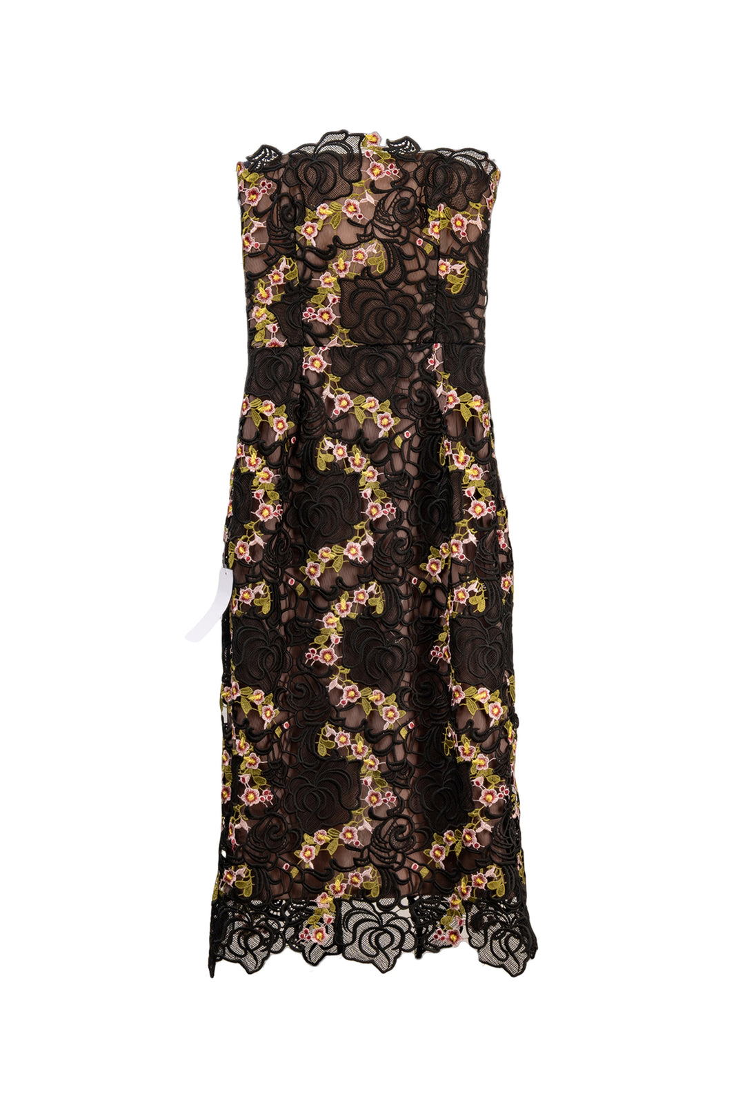 Helsi Size XS Strapless Floral Eyelet Mini Dress
